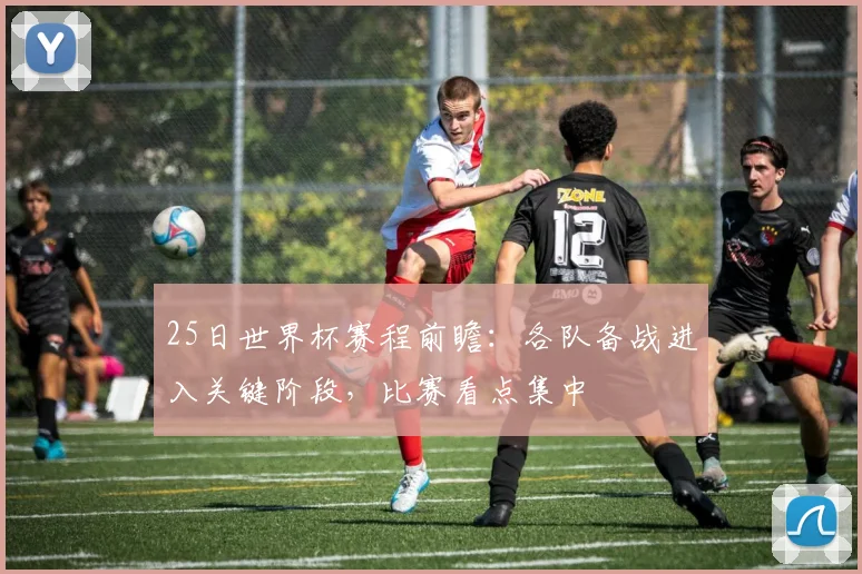 25日世界杯赛程前瞻：各队备战进入关键阶段，比赛看点集中